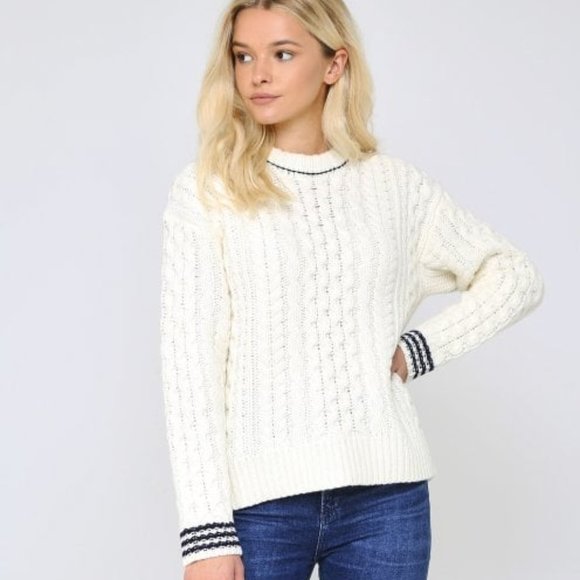 Nwot Rag Bone Brighton Aran Sweater 